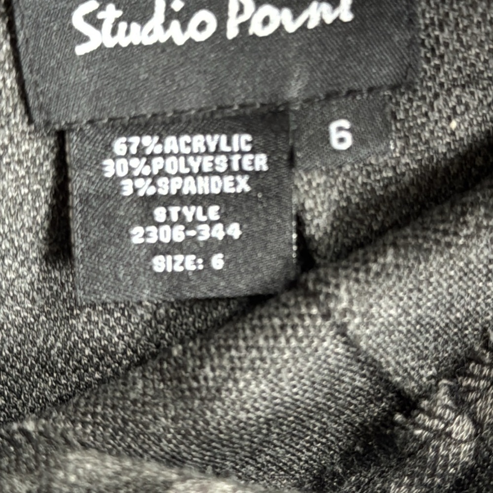 Studio point Leopard Print Gray Skirt‎ size 6 - Picture 7 of 9
